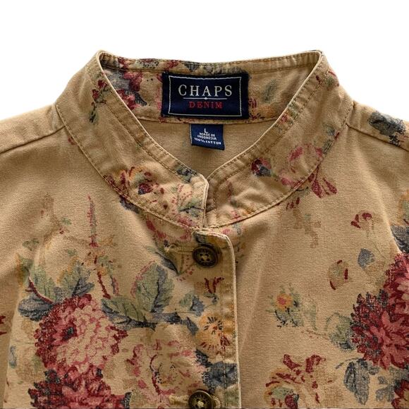 Via Penny Lane Reworked Apparel | Aaliyah Graphic Floral Jacket Large - Picture 6 of 8